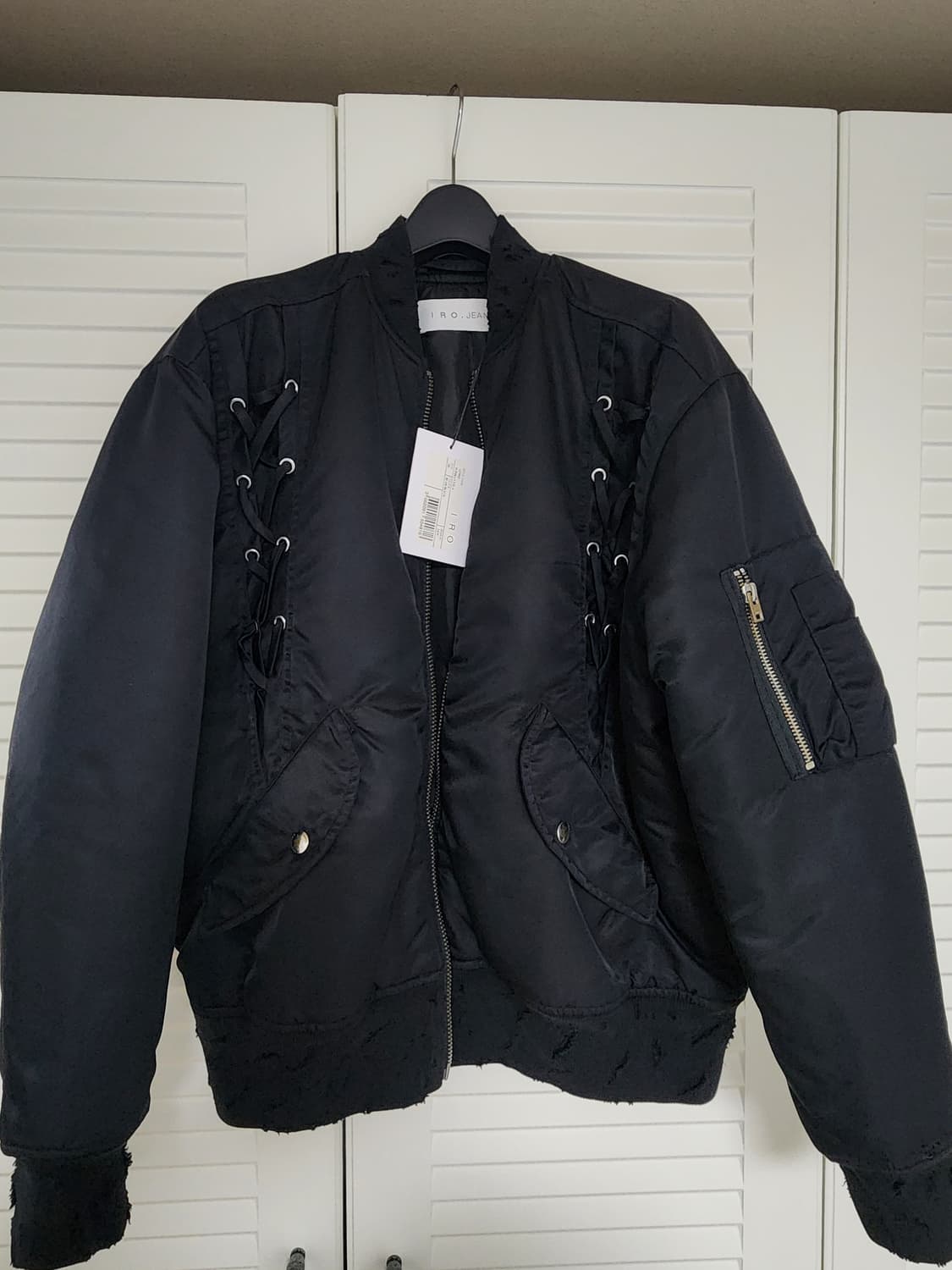 Iro 한섬 수입  오리털 봄버 패딩 새상품 상품이미지1