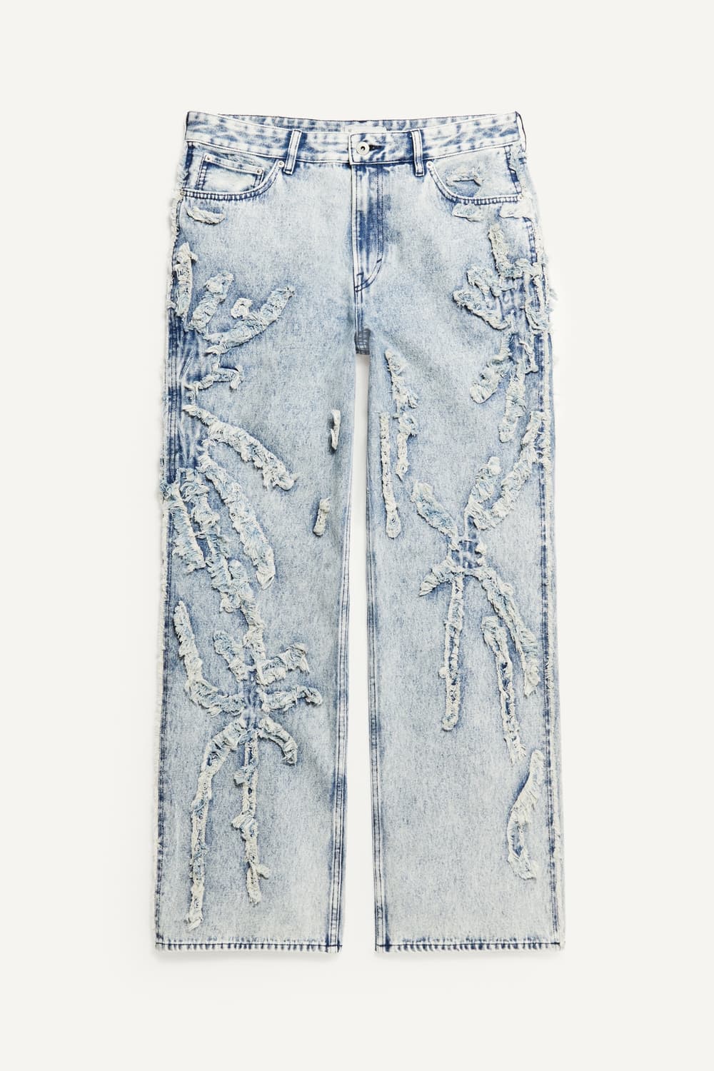 글렌마틴스 h&m 디스트레스드 데님 팬츠  상품이미지4