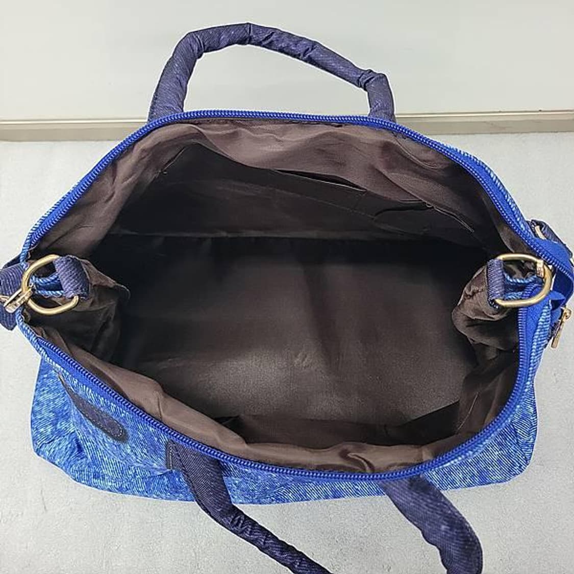 미사용 새제품 다용도 청색 데님 진저백.
37x27x19cm 상품이미지4