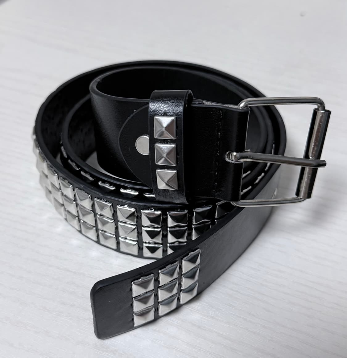 OS/ 빈티지 스터드 벨트 상품이미지2