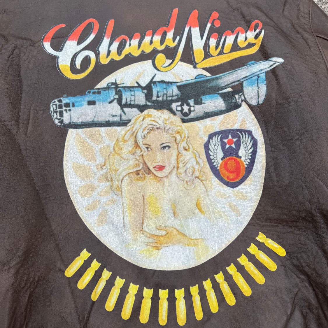 [L] Avirex 아비렉스 핀업걸 A-2 레더 자켓 상품이미지7