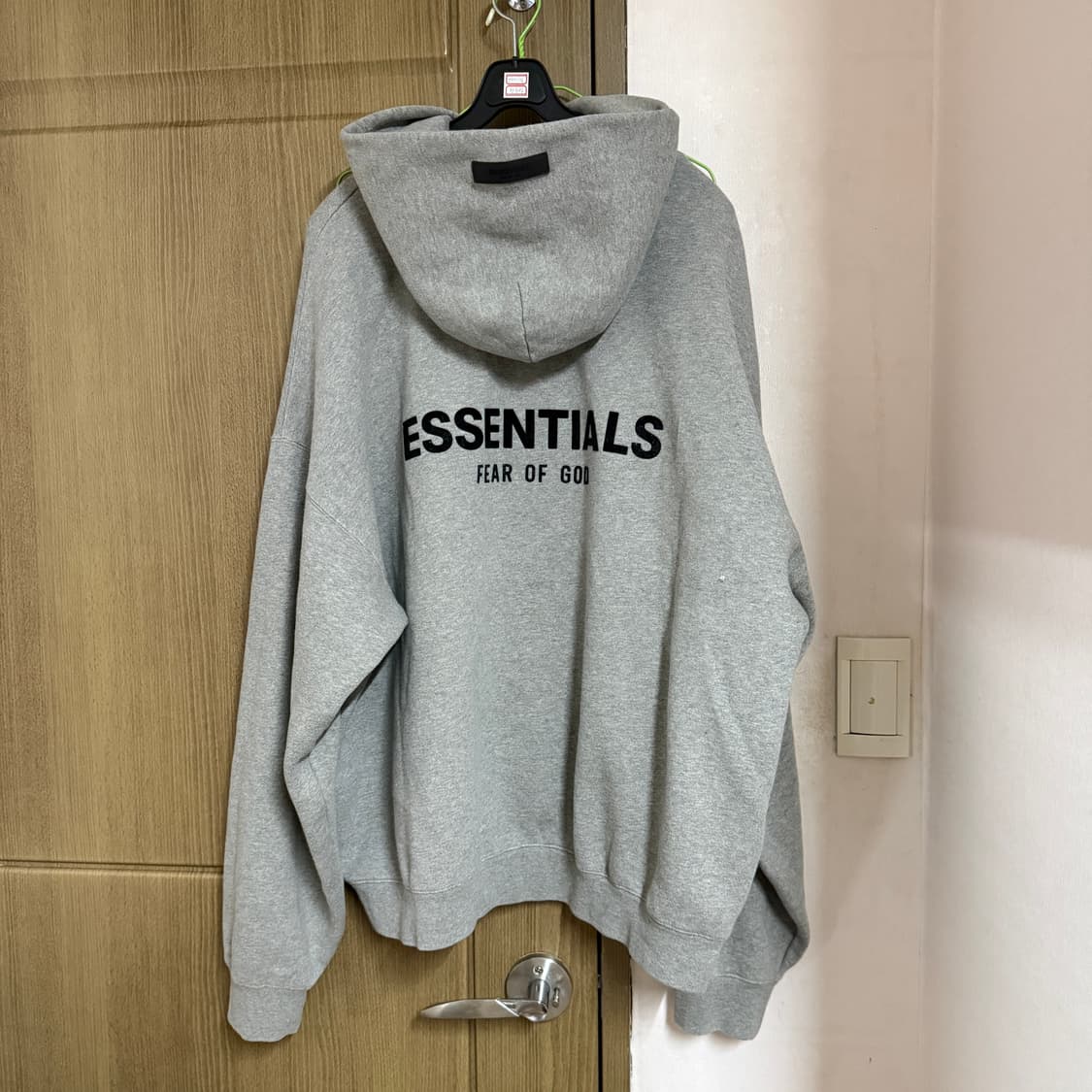 에센셜 후드티 다크오트밀 XL 상품이미지3