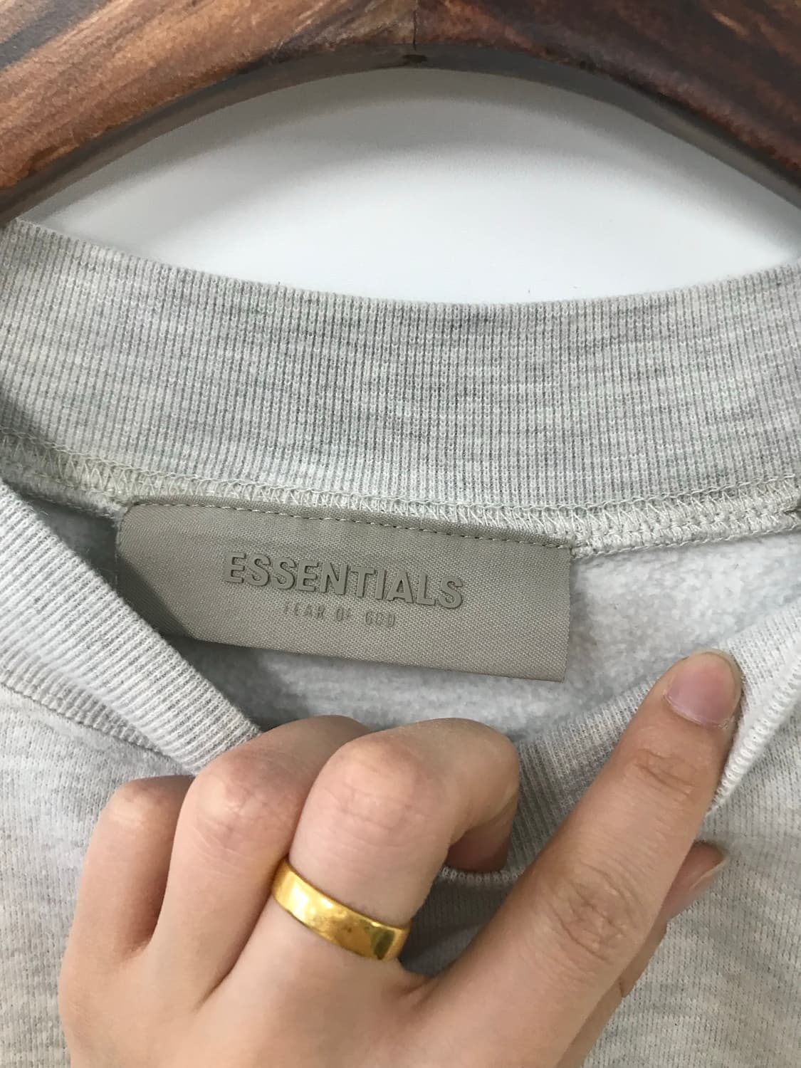 피어오브갓 에센셜 라이트그레이 스웻셔츠 맨투맨 상품이미지10