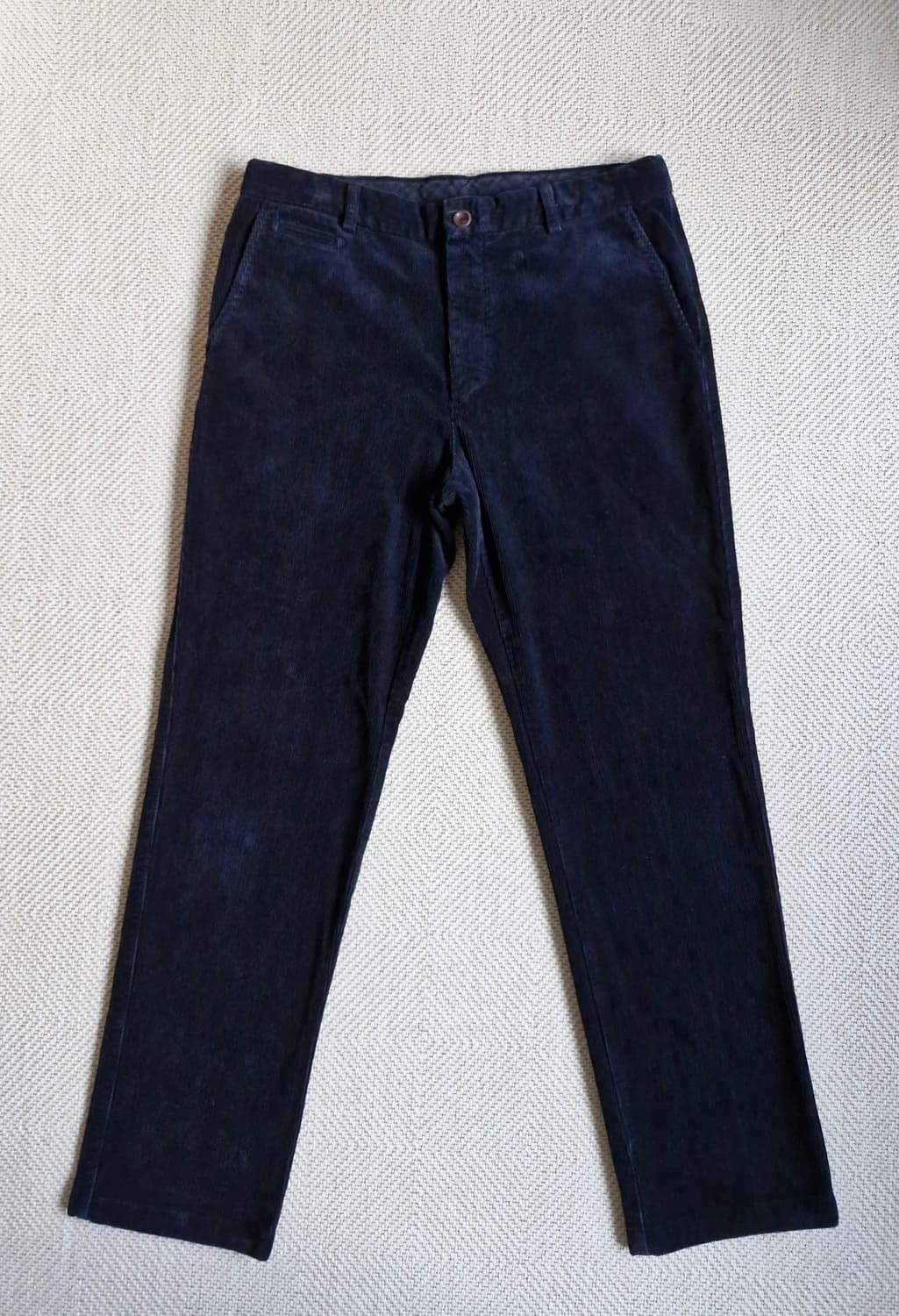 해지스 코듀로이 팬츠 네이비 33 상품이미지3