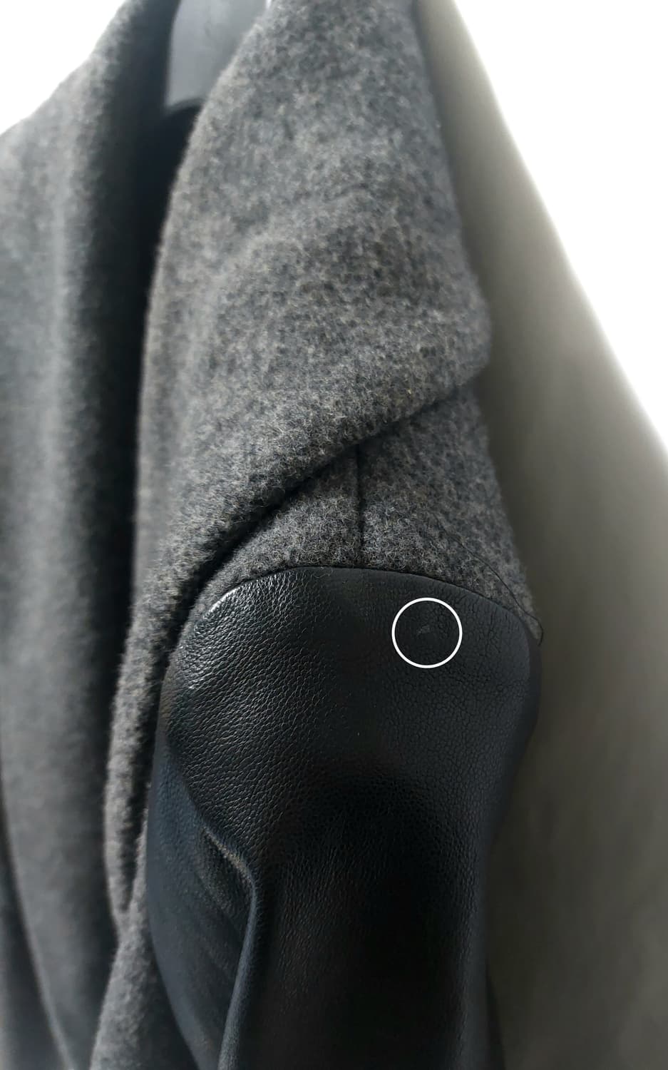 띠어리 캐시미어 울 가죽 자켓 P 상품이미지2