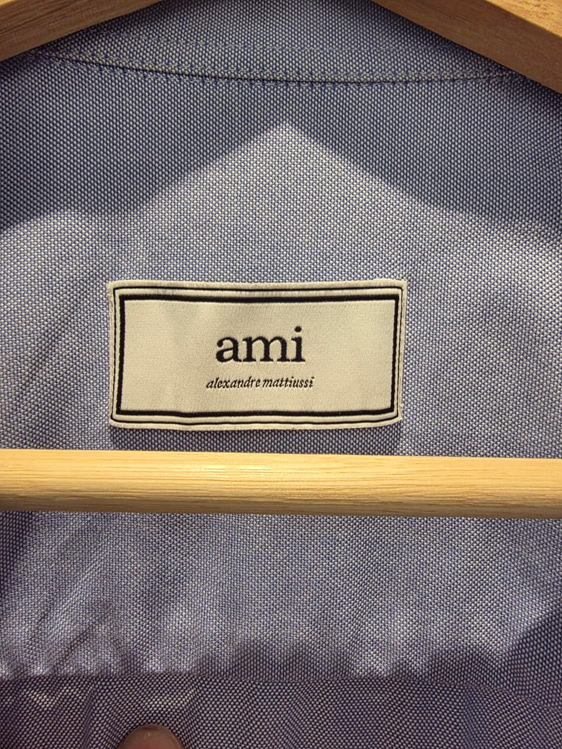 AMI 아미 스몰 하트 로고  옥스퍼드 셔츠 상품이미지5