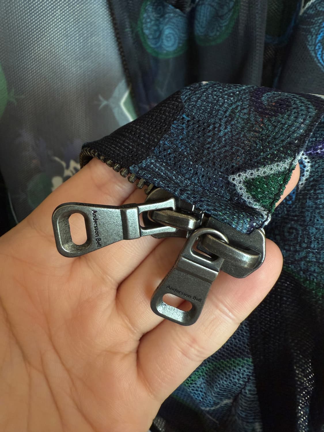 앤더슨벨 쉬어 매쉬 집업 자켓 상품이미지7