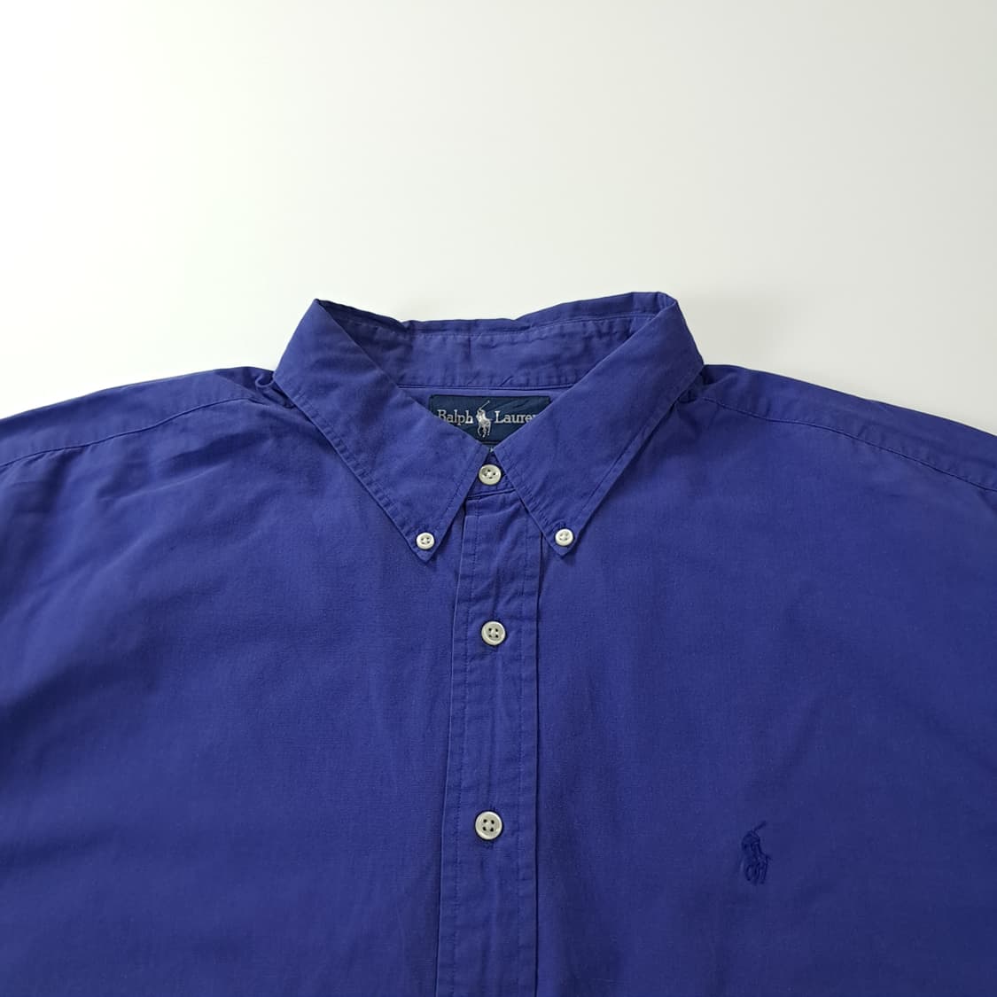 CK824 2XL 폴로 90s 블레이크 아쿠아블루 반팔 셔츠 남방 상품이미지2