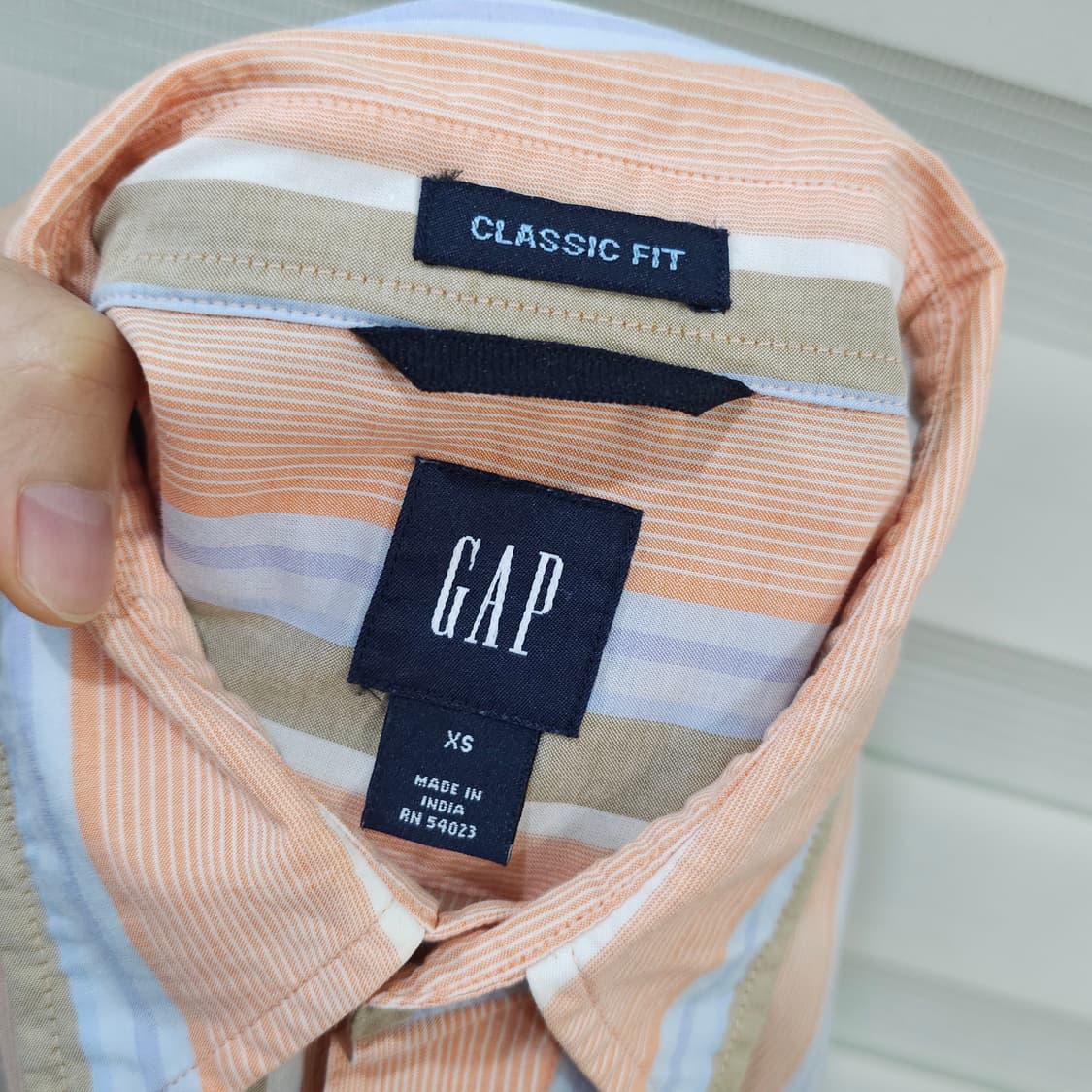 GAP 클래식핏 풀오버 셔츠- XS 상품이미지6