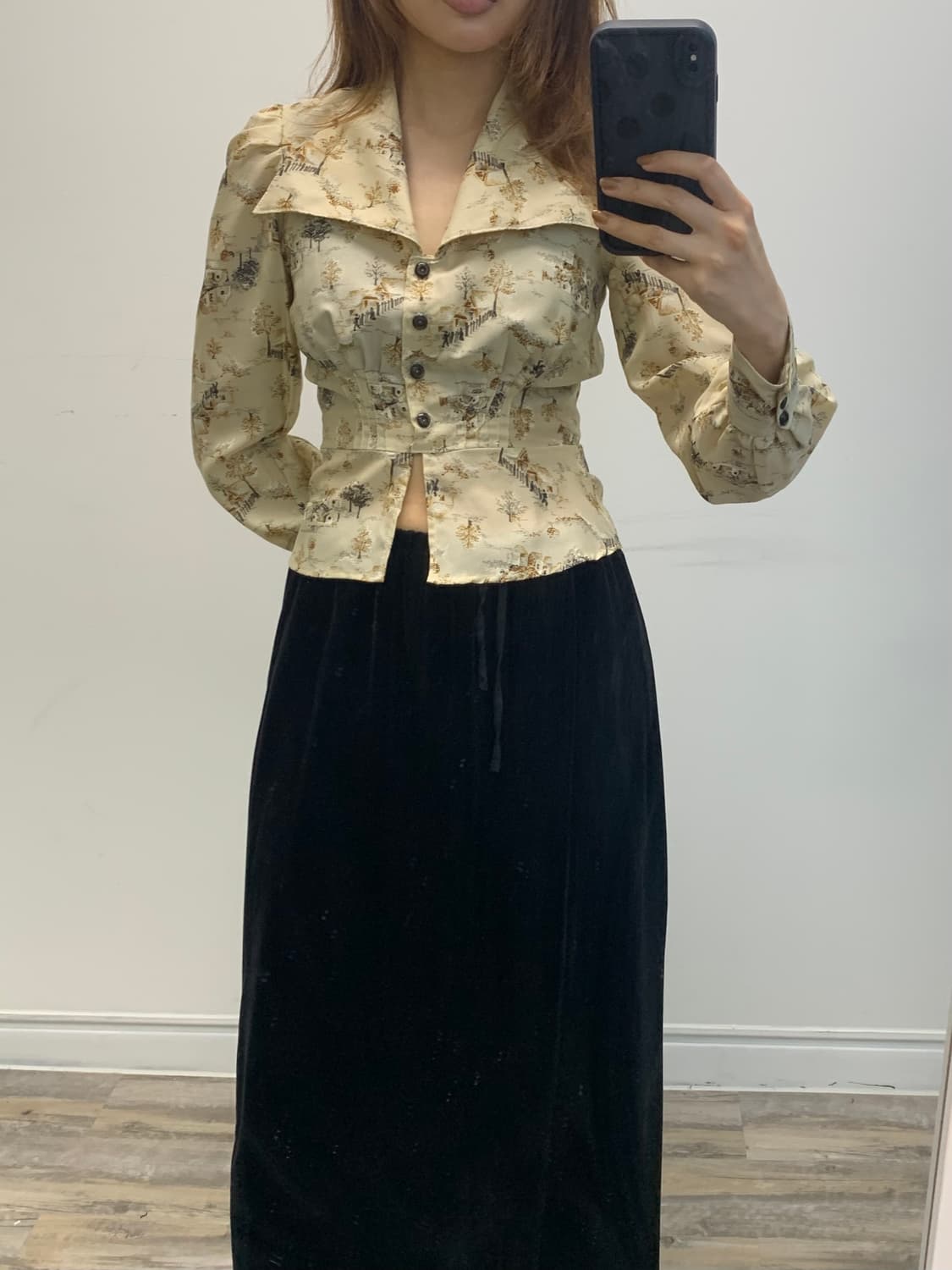 빅카라 퍼프 블라우스 상품이미지7