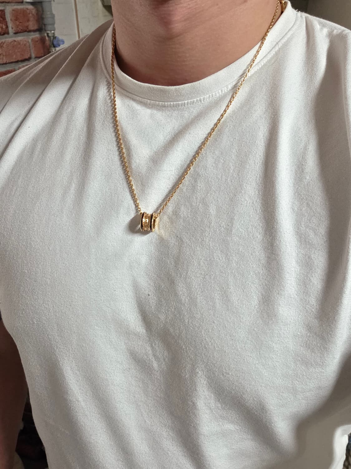 불가리 비제로원 락네크리스 18k 상품이미지3