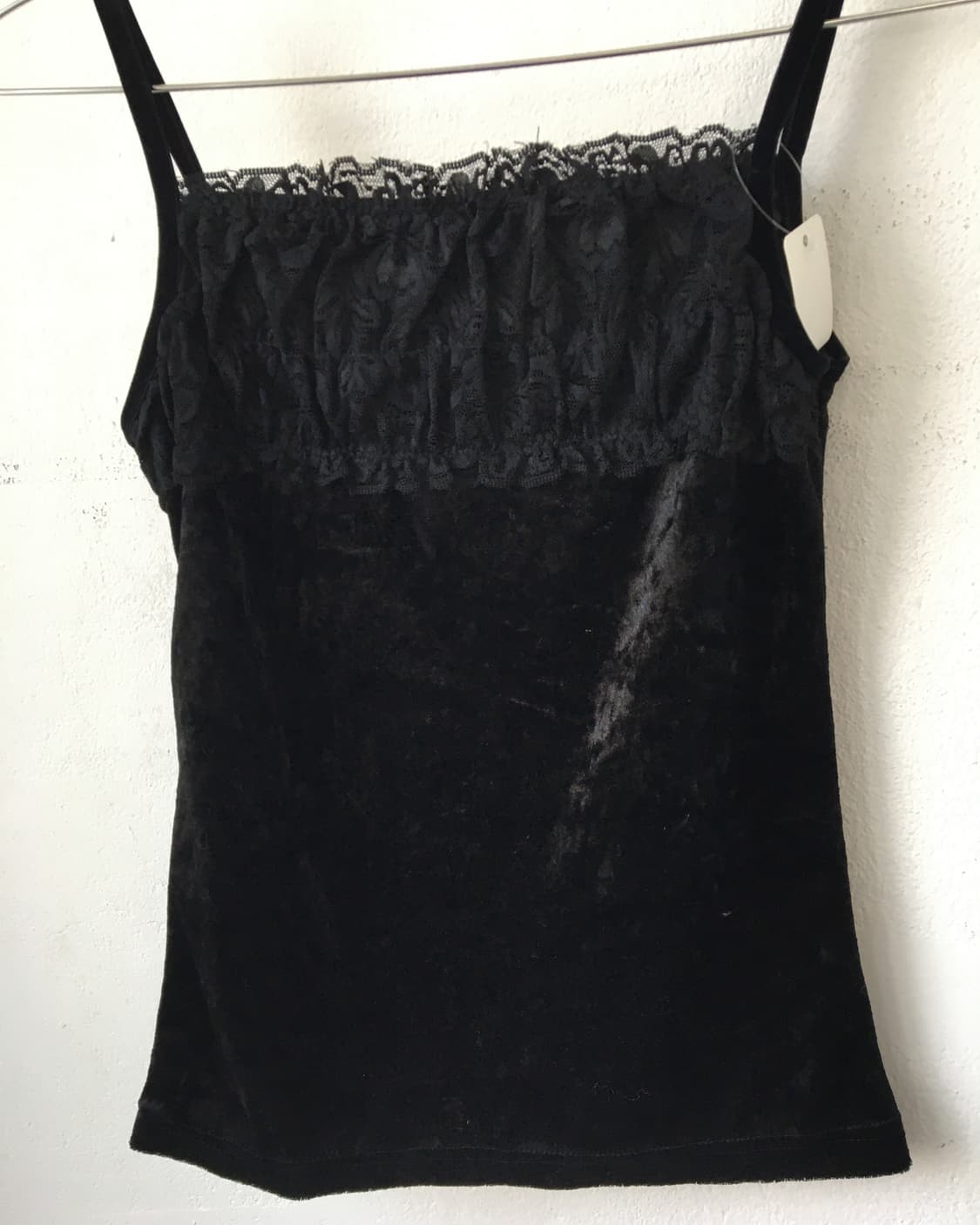 Lace point velvet sleeveless 상품이미지1