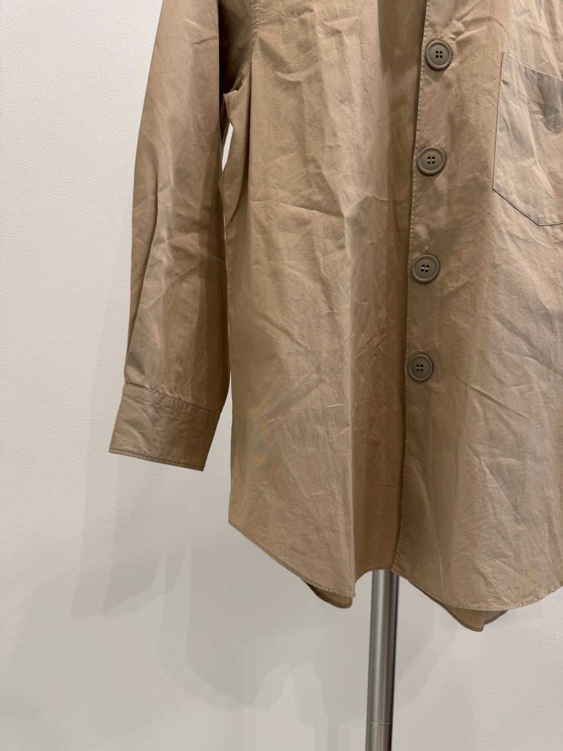 꼼데가르송 옴므 플러스 빅버튼 버튼업 셔츠 상품이미지3