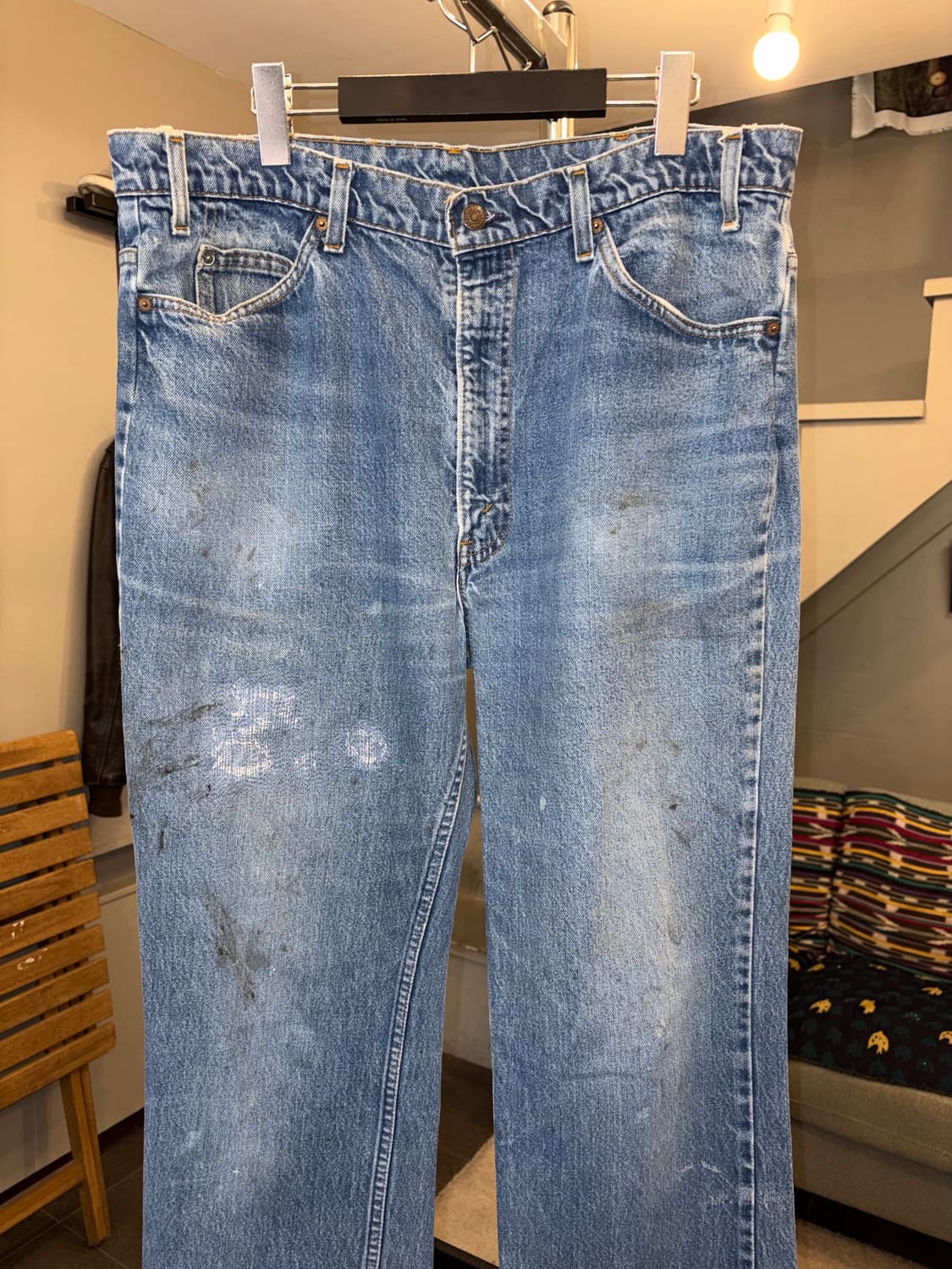 80’s Levi’s 517 USA denim repair pants 상품이미지7