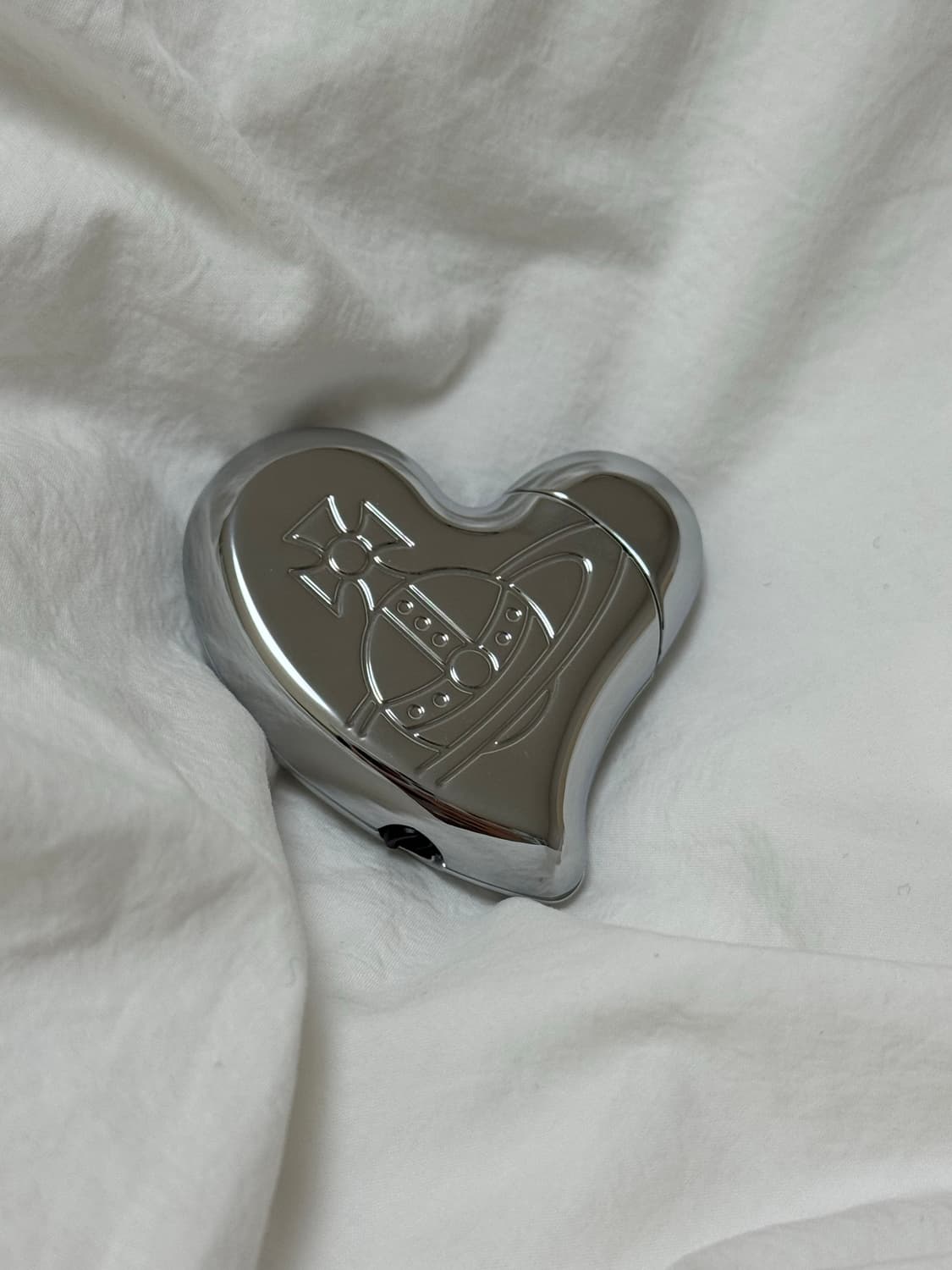 비비안웨스트우드 하트 라이터 실버 상품이미지1