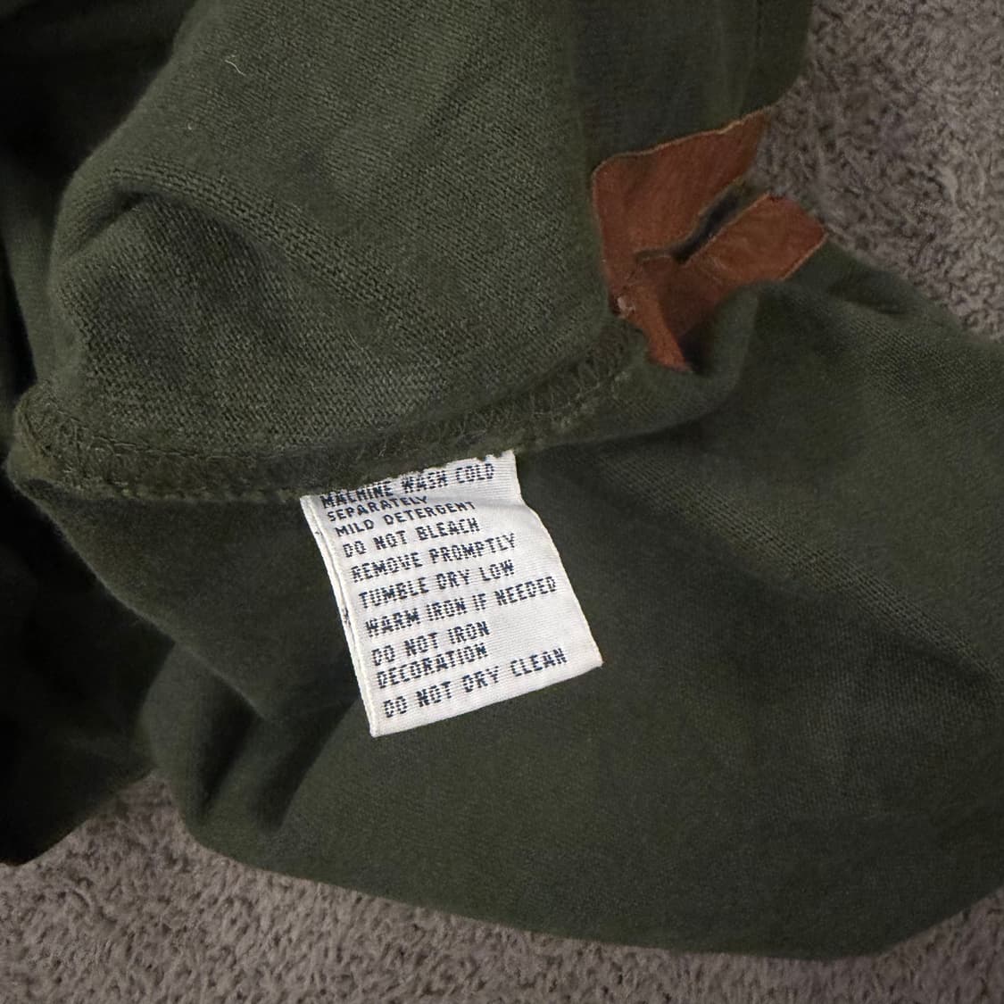 [정품/XL] 폴로랄프로렌 밀리터리 패치워크 롱슬리브 럭비티 상품이미지6