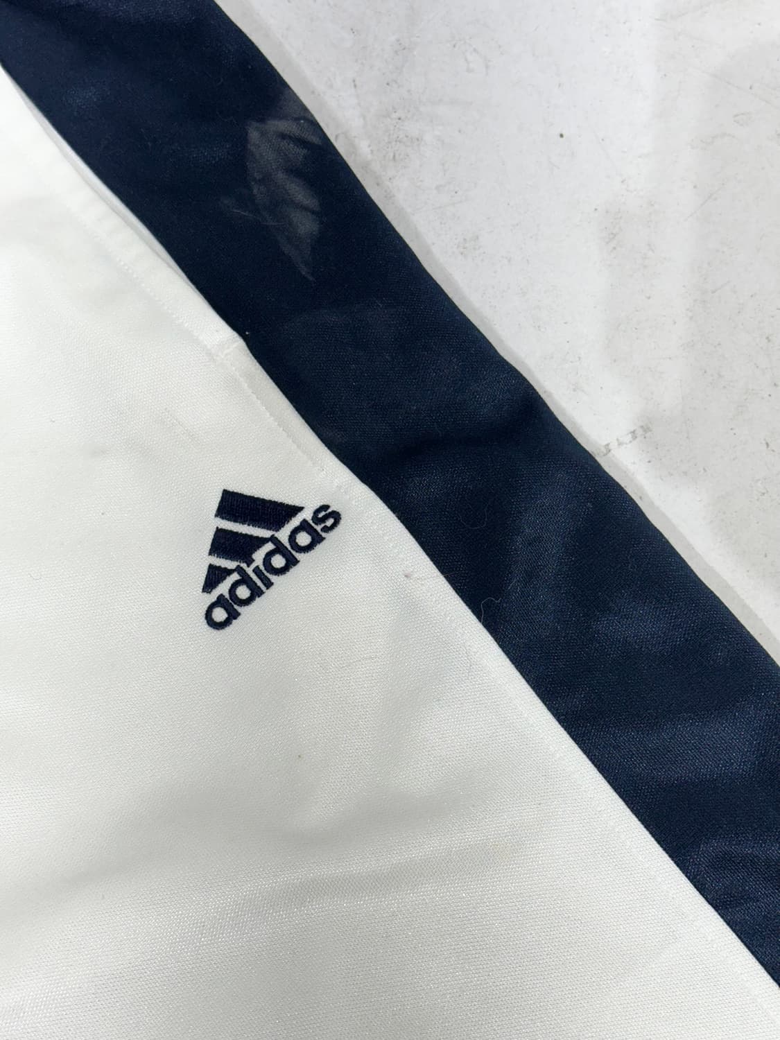 아디다스 화이트 블랙 사이드 라인 버뮤다 반바지 트레이닝 팬츠 L 상품이미지6