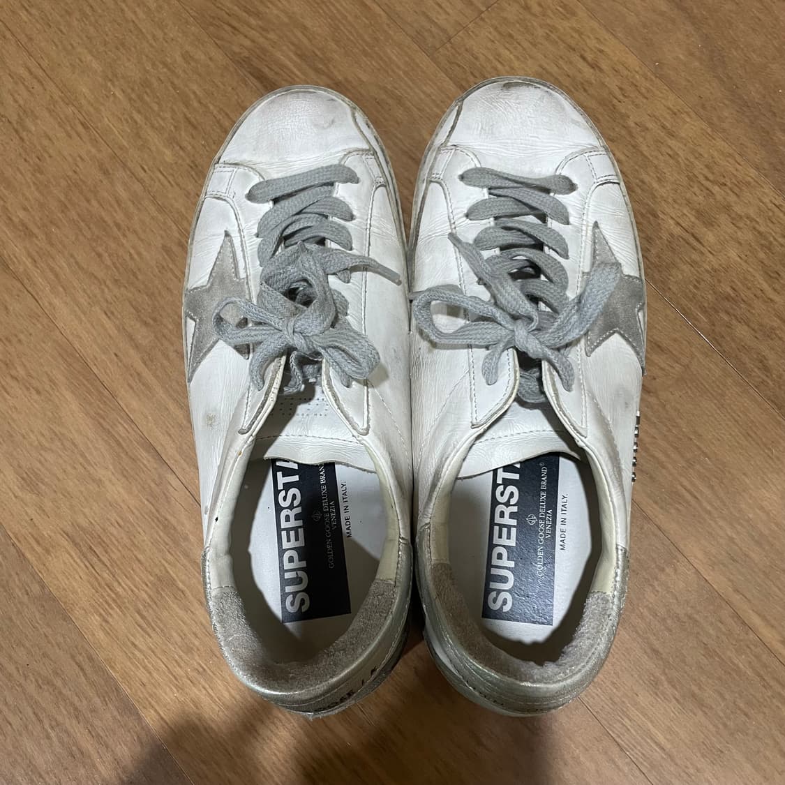 골든구스 슈퍼스타 화이트 스니커즈 265 상품이미지7