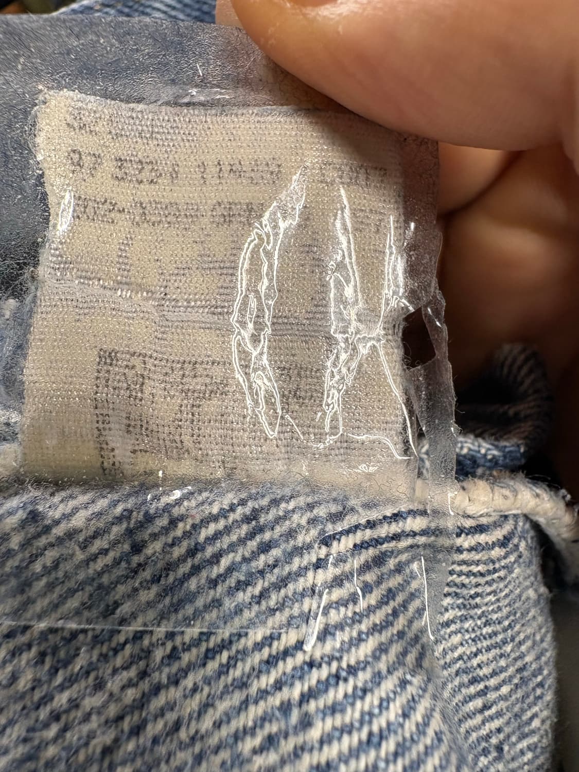 80-90's vtg LEE 202 denim pant. 상품이미지5