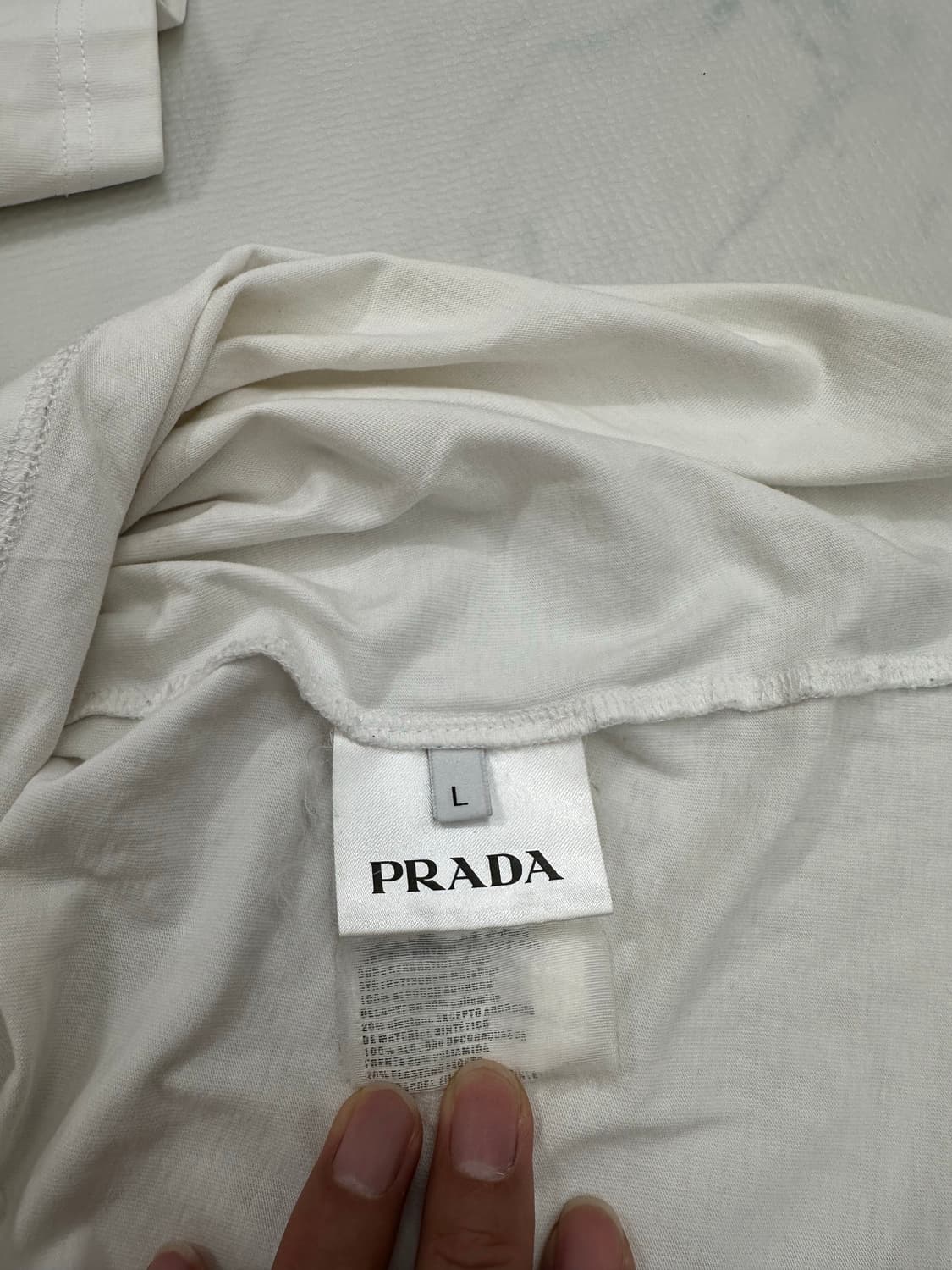 프라다(PRADA)  팜 트리 그래픽 티셔츠 - L 사이즈 상품이미지3