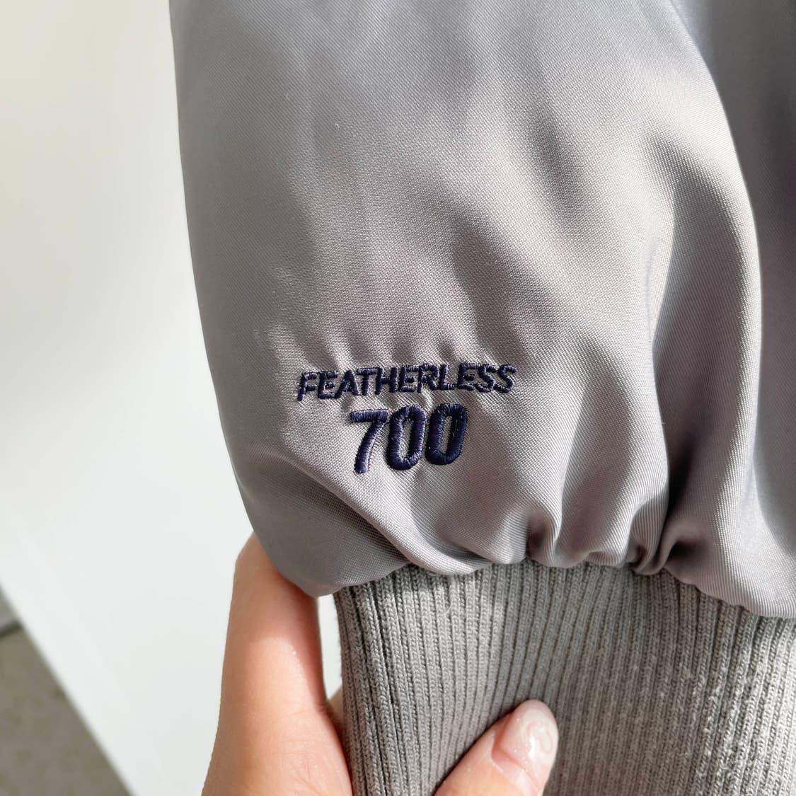 D2 뉴에라 MLB 뉴욕 양키스 페더리스 다운 재킷 그레이 95사이즈 상품이미지6