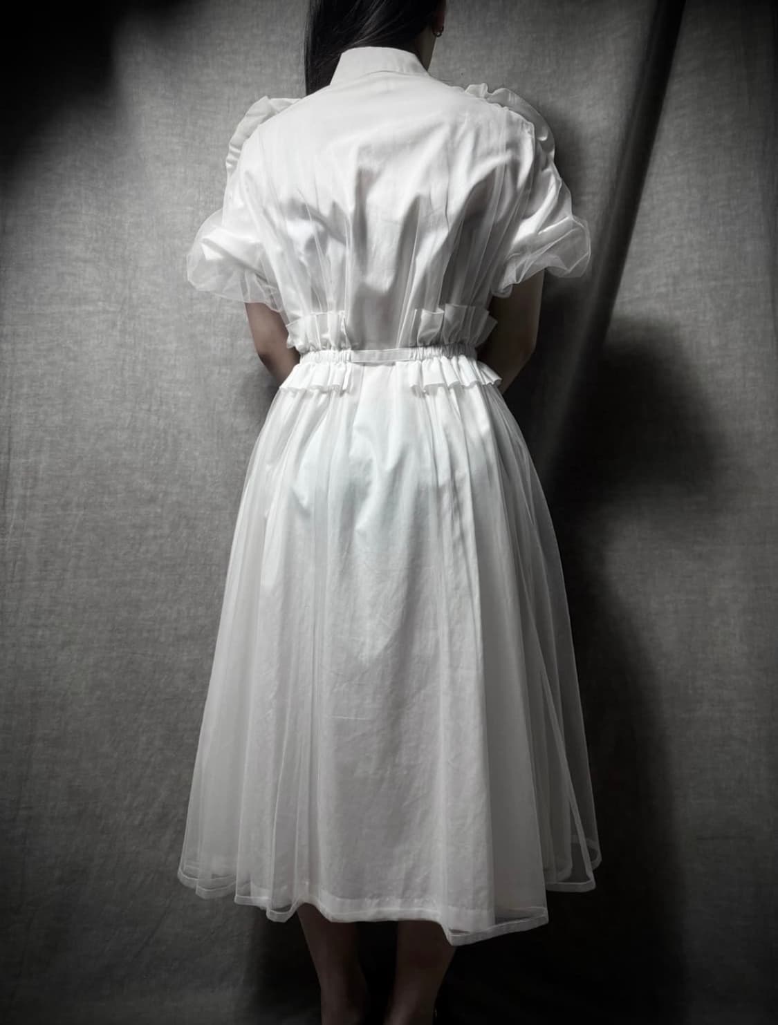 느와케이 니노미야 22SS Tulle Dress 상품이미지2