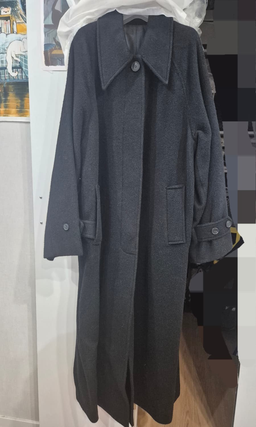 트리밍버드 Traum Balmacaan Long Coat 트라움 블랙 상품이미지2
