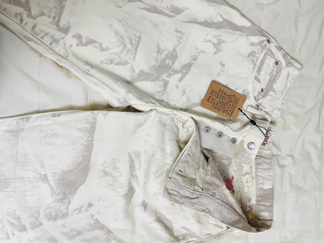 Stussy Distressed Canvas Big Ol Jean 상품이미지8