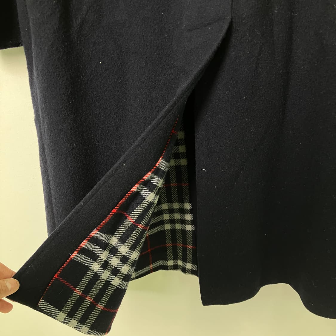 버버리 네이비 울 맥코트 상품이미지7