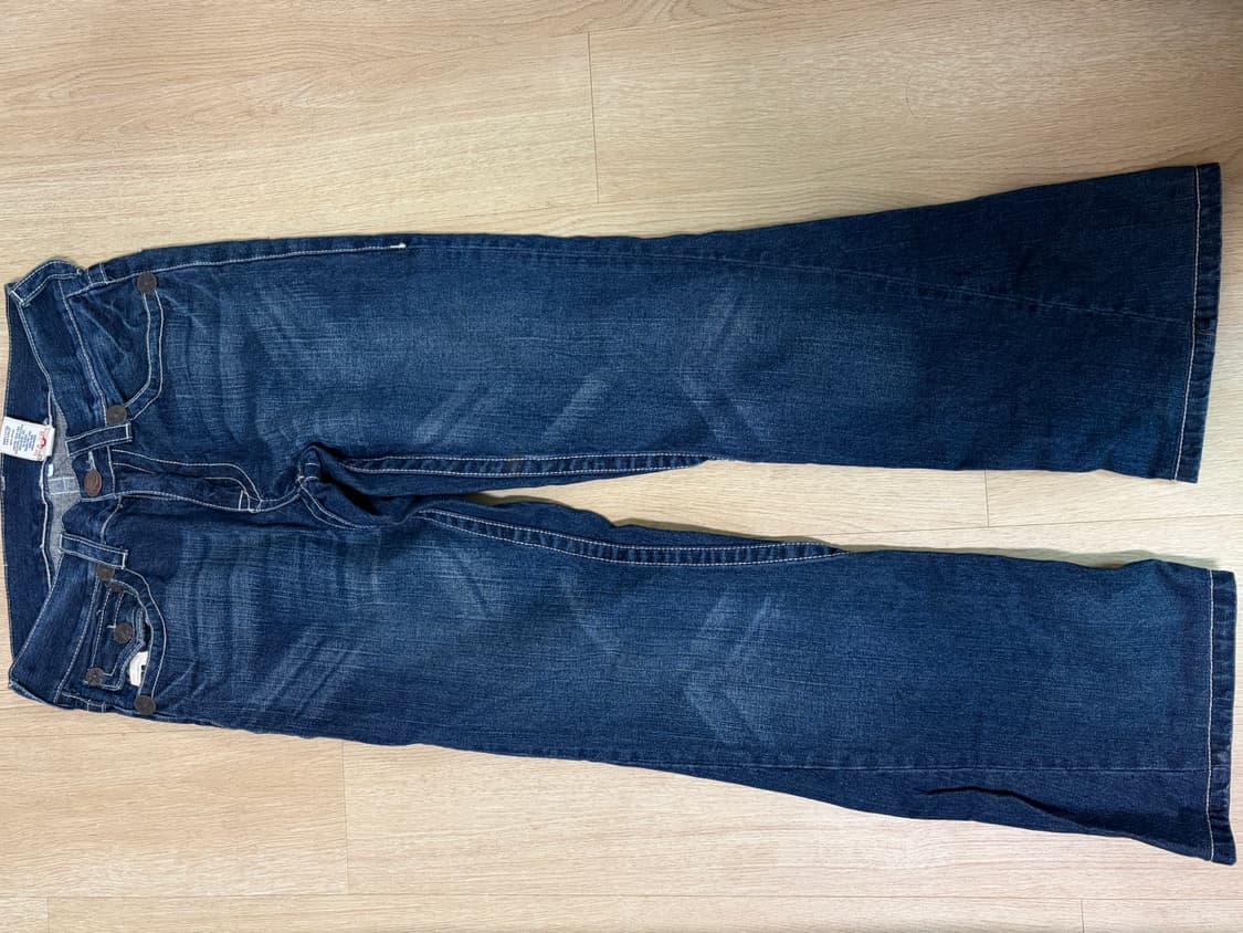 트루릴리젼 usa 가죽패치 부츠컷 30 레어템 상품이미지5