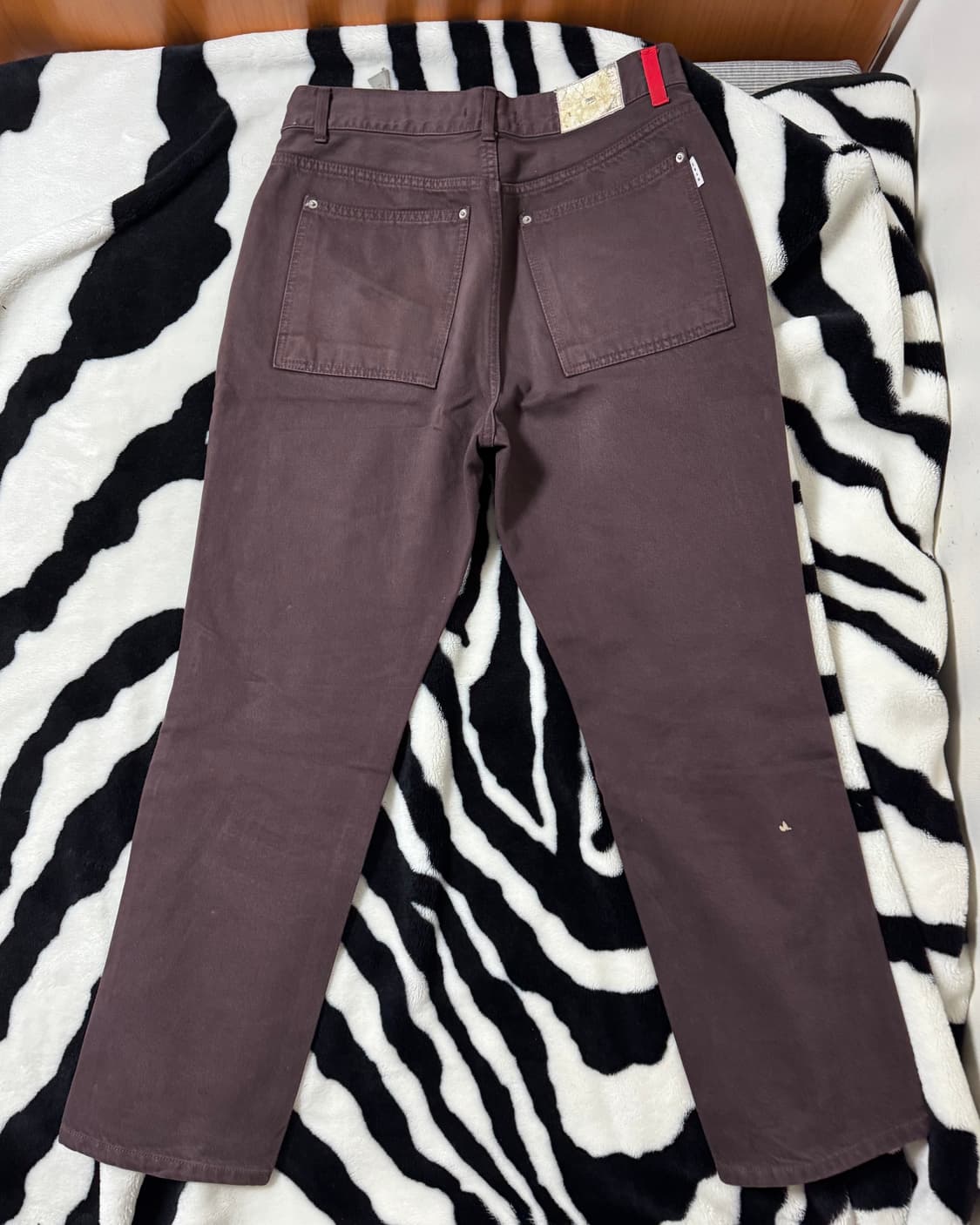 플라스틱 프로덕트 Dyed Denim (red bean) S사이즈 상품이미지2