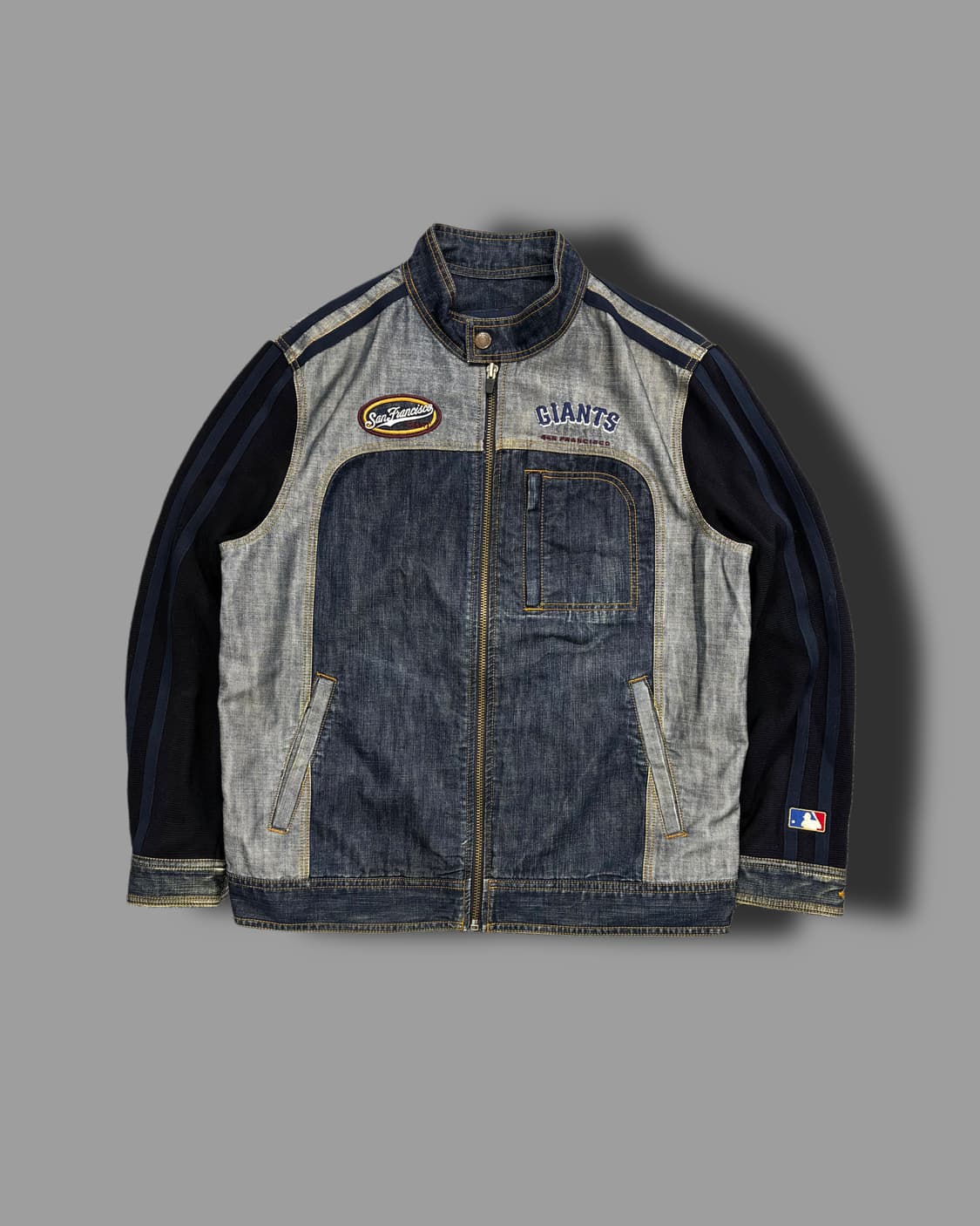 MLB 00s 센프란시스코 자이언츠 데님 청자켓 L 상품이미지4