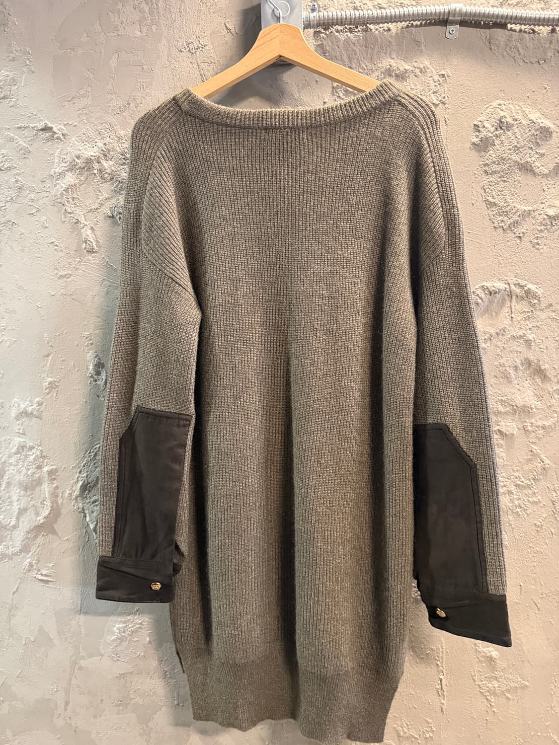 시스템 SYSTEM 울 혼방 니트 롱탑 90(F) 상품이미지2