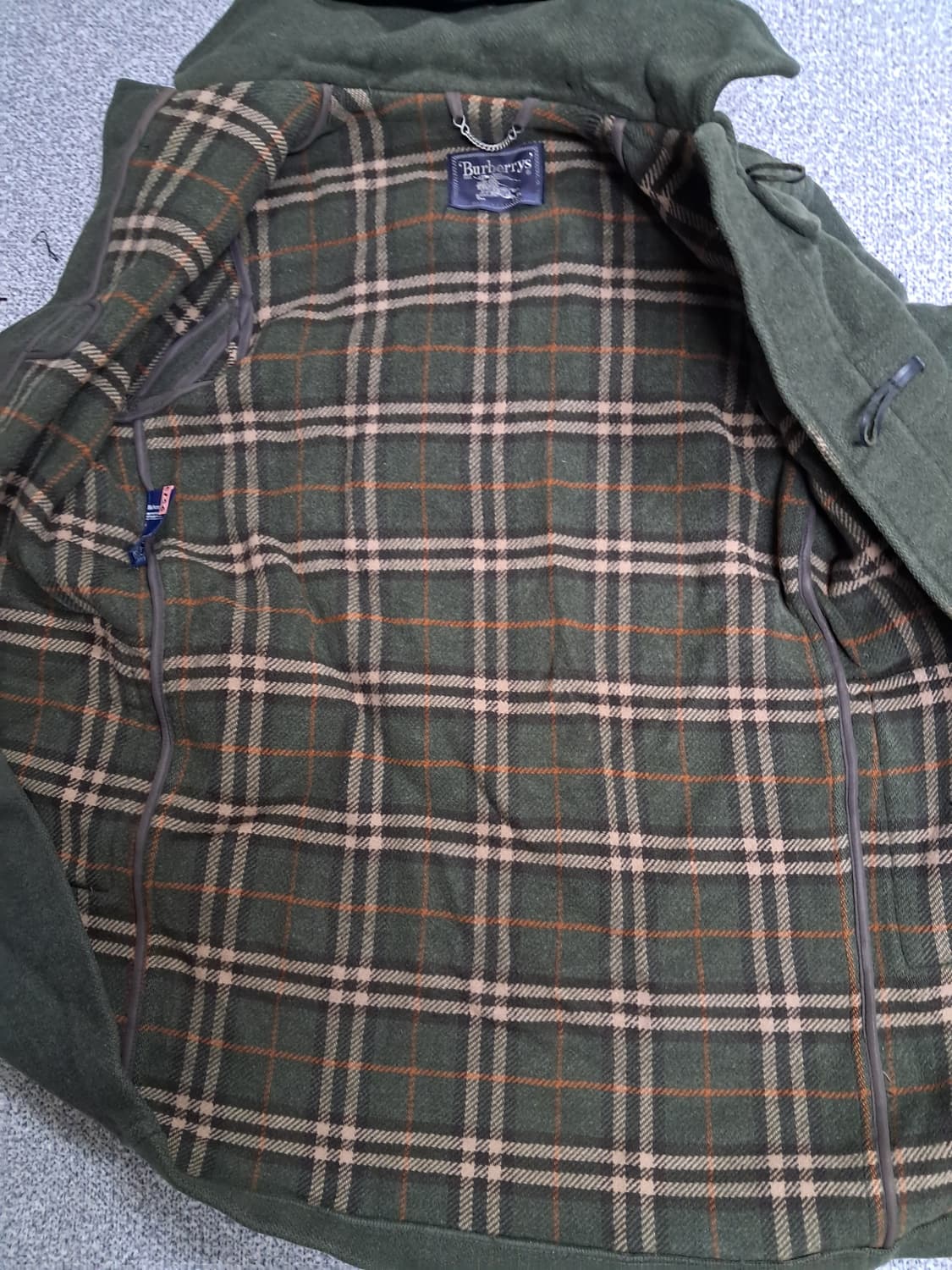 버버리90s아카이브떡복이코트 상품이미지5