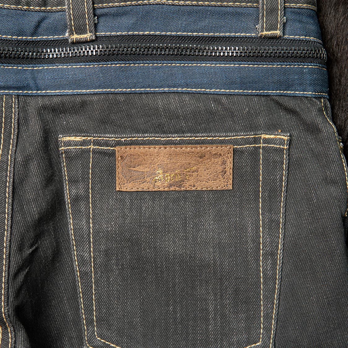 [30] 00s~ 에이프릴 77 x 나노 유니버스 지퍼 디테일 데님팬츠  상품이미지2