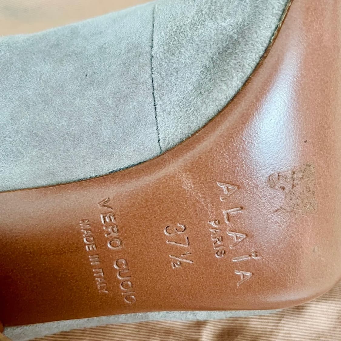 ALAIA 오픈토 힐 🩶 상품이미지6