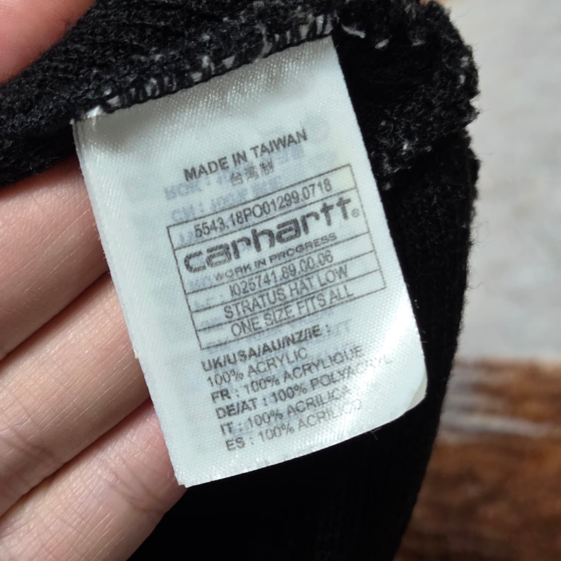 칼하트 블랙 니트 숏 비니 상품이미지5