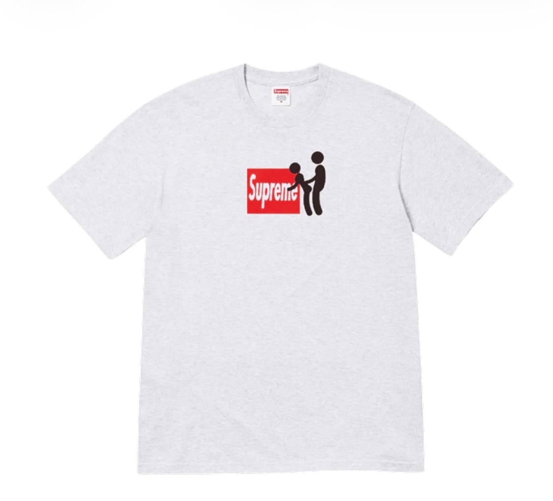 [L] 슈프림 스틱 티셔츠 애쉬 그레이 - 25FW 상품이미지1