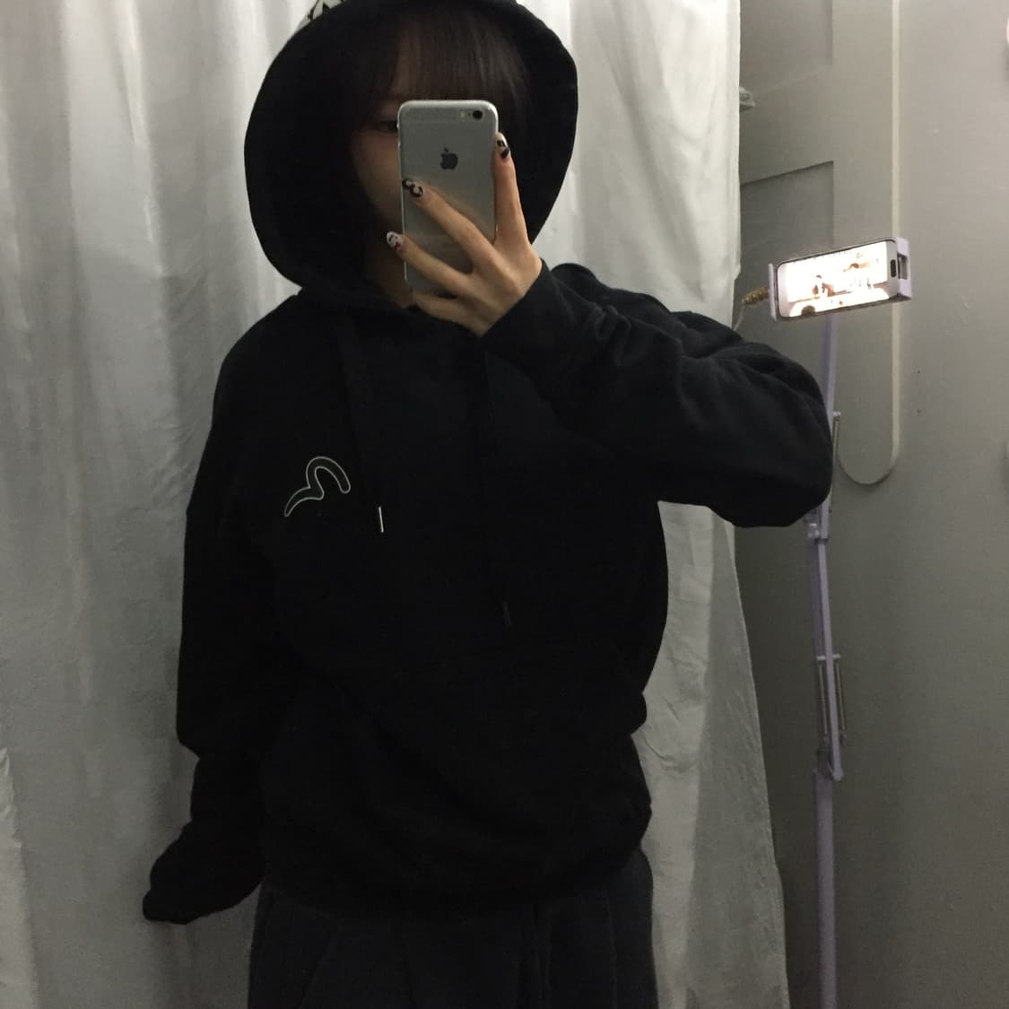 Evisu 에비수 아방핏 후드 로고 후디 상품이미지2