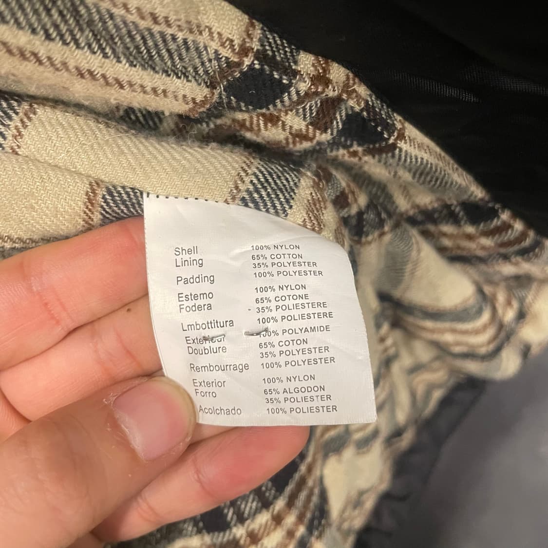 90s 벨스타프 로드 마스터 체크 라이닝 바이커 자켓 N293 상품이미지9