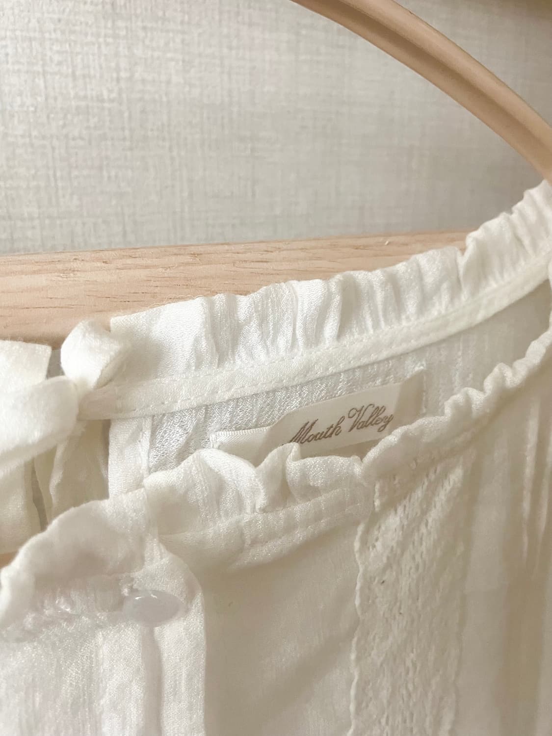 모리걸 빈티지 프릴 레이스 블라우스 🤍🎀 상품이미지2