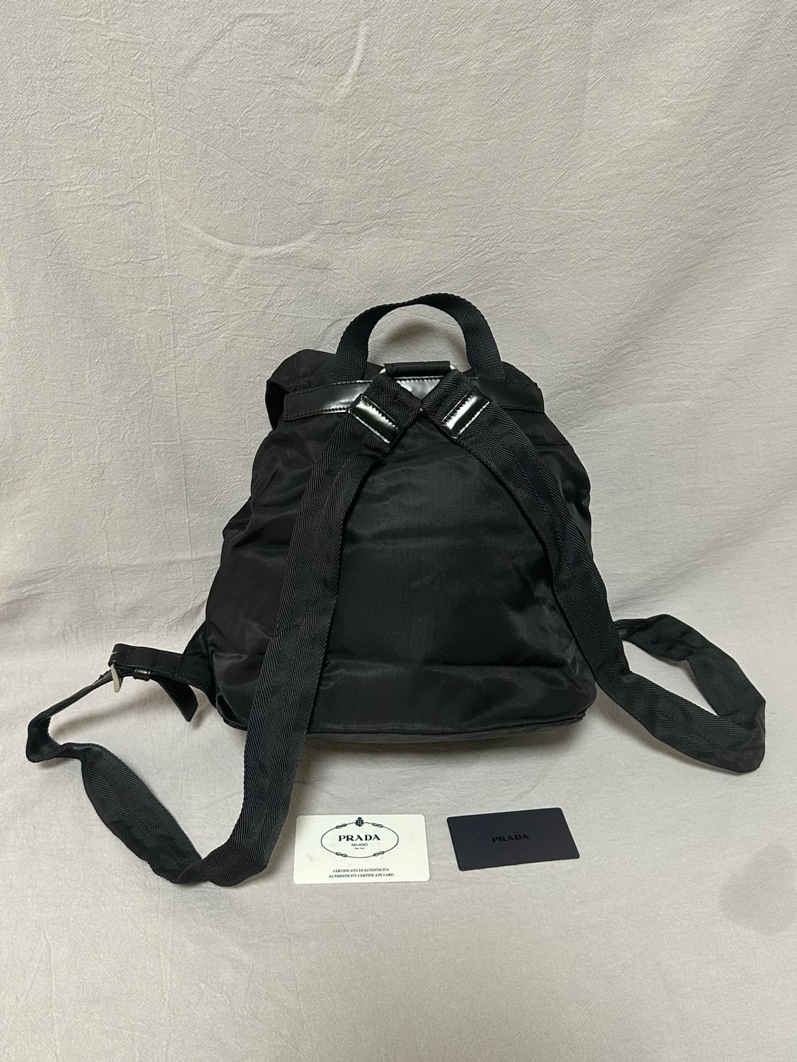 프라다 투포켓 나일론 백팩 스몰 (컨디션굿)  상품이미지4