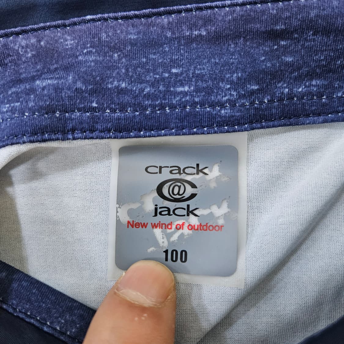 100 새상품 클랙잭 기능성 카라 반팔티 0323Y 상품이미지3