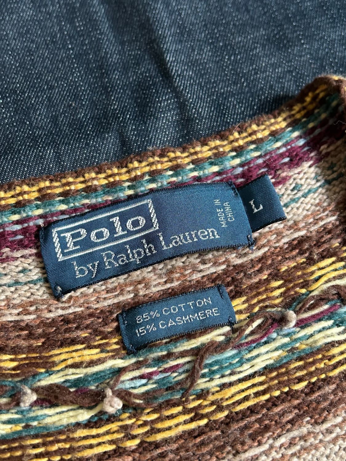 폴로랄프로렌 캐시미어 블렌드 페어아일 니트 베스트 상품이미지4