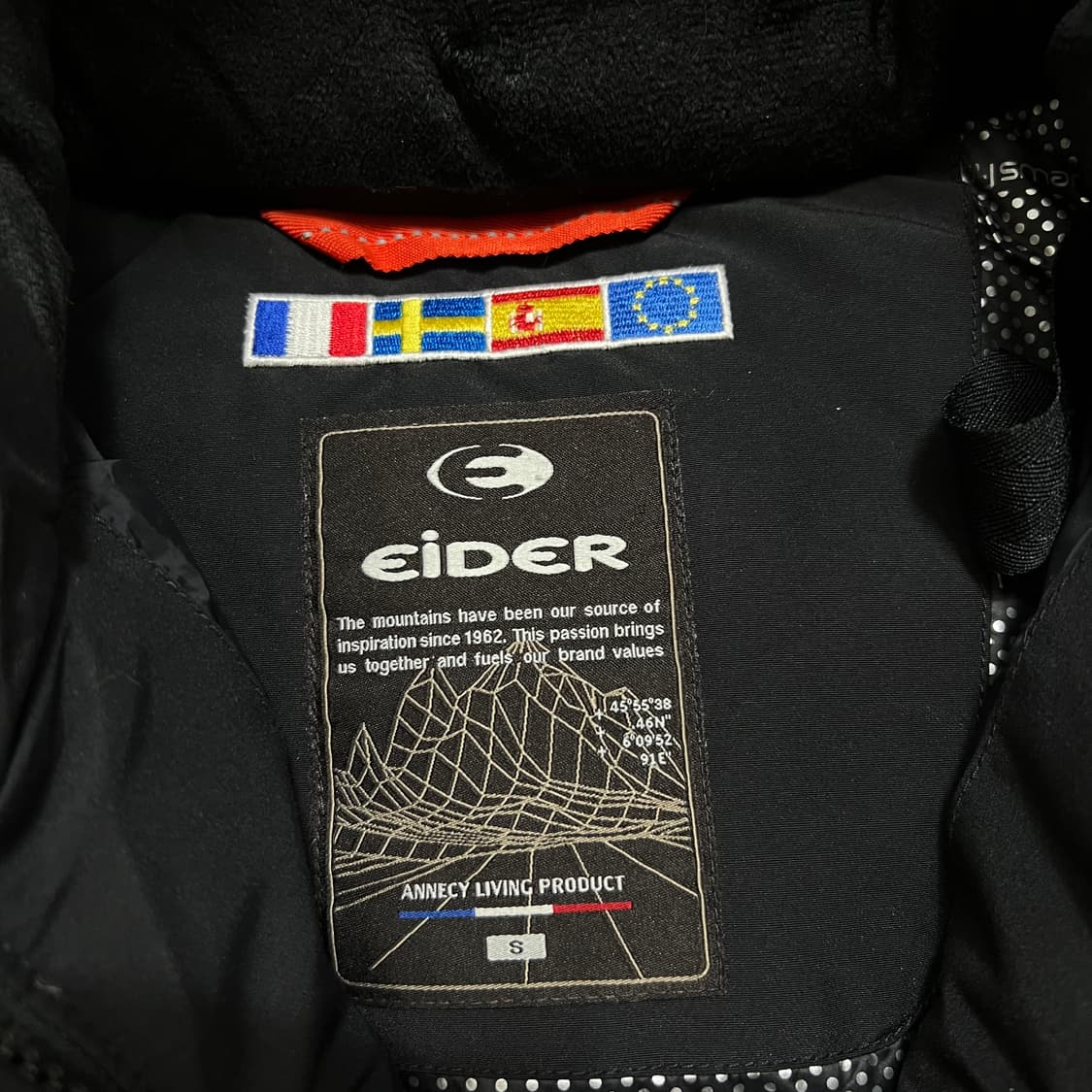 아이더 덕다운 라쿤퍼 후드 카라스 패딩 점퍼 [블랙] S/90 상품이미지5