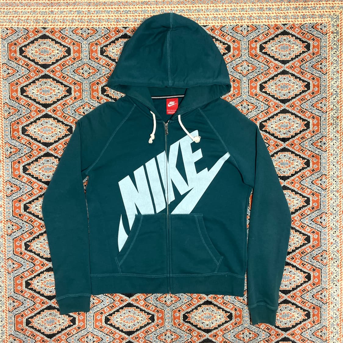 나이키 딥그린 스펠로고 후드집업 여성L 상품이미지1