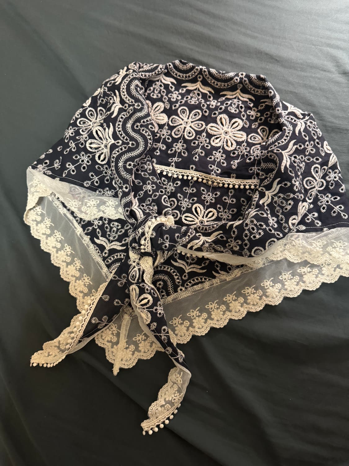 펜필드 플라워 롱 스카프 상품이미지2