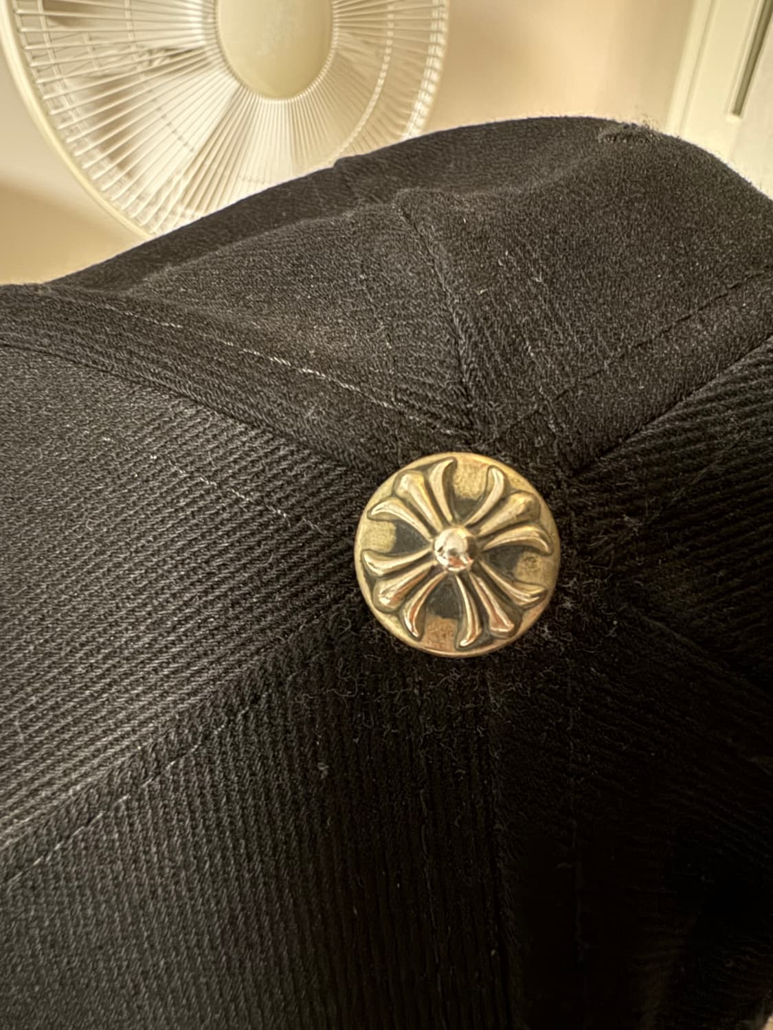 크롬하츠 홀스슈 데님 베이스볼햇 블랙 상품이미지2