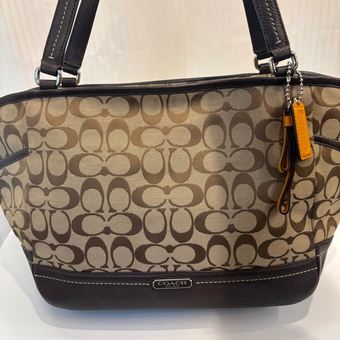 정품 코치 패브릭 숄더백     상품이미지4