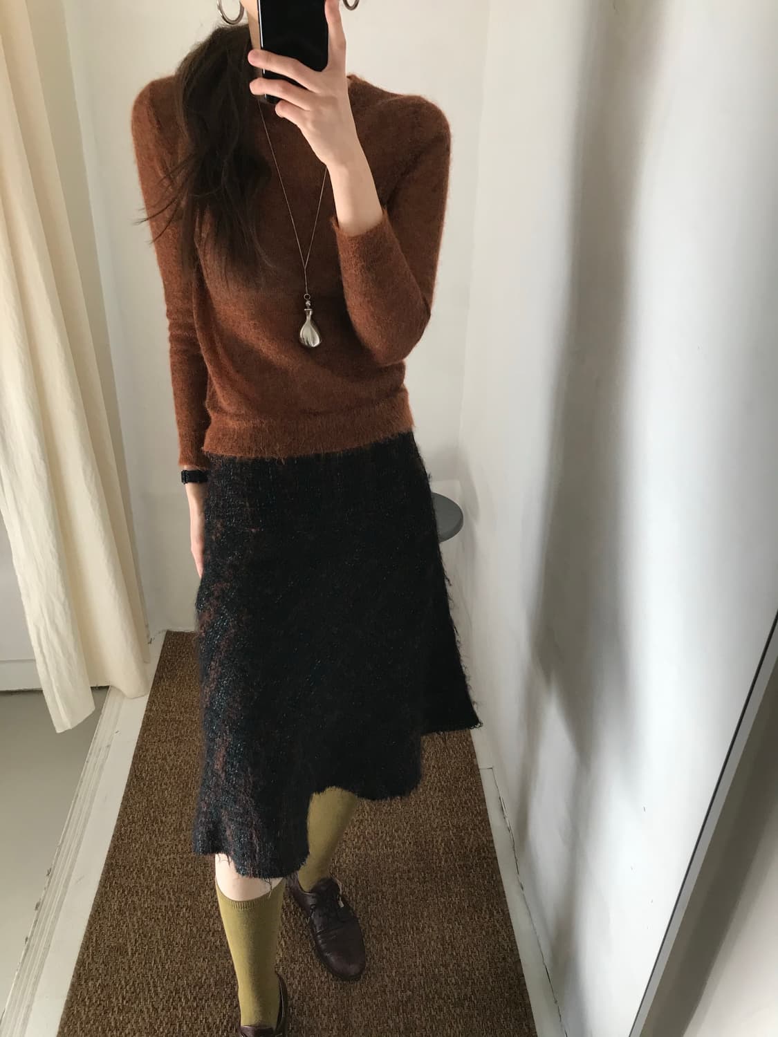 tweed multi-color skirt 상품이미지4